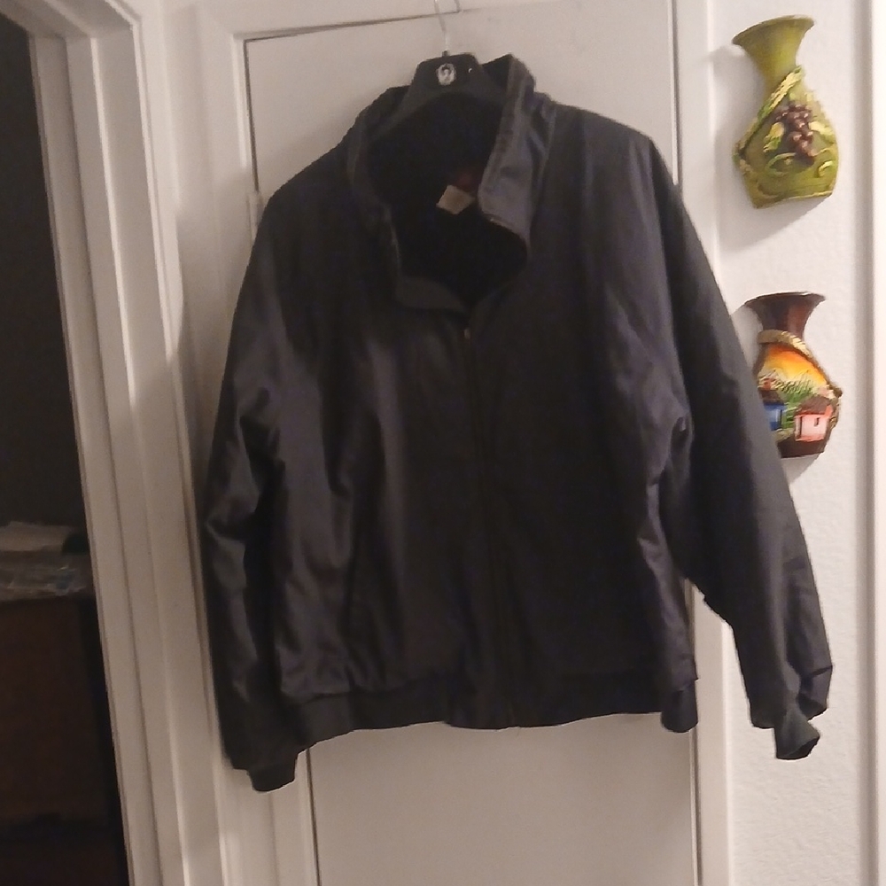 Men's Black Jacket XL - RG Side Pockets